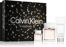 Calvin Klein Euphoria Men 3pc Gift Set 100ml + 15ml EDT Spray 100ml balm