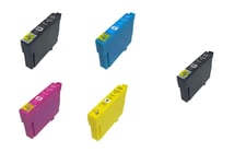 5 Non-OEM Ink Cartridges To Fit Epson WF-2865DWF,2860DWF,XP-5105,XP-5100