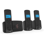 BT Home Phone with Nuisance Call Blocking and Answer Machine Trio Handset Pack