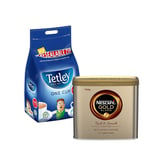 Nescafe Gold Blend 750g Coffee + Tetley 440 Tea Bags Multi-Pack Special