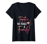Womens Together We Make a Family Reunion Vibe Making Memories Match V-Neck T-Shirt