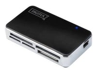 DIGITUS DA-70322-1 - Lecteur de carte - tout-en-un (MS, MS PRO, MMC, SD, xD, MS PRO Duo, miniSD, CF, RS-MMC, MMCmobile, microSD, MMCplus, MMCmicro, SDHC, MS Micro) - USB 2.0