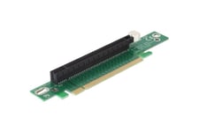 Delock Riser card PCI Express x16 angled 90° left insertion - udvidelseskort