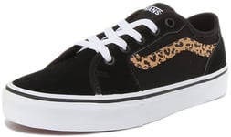 Vans Women's Filmore Decon Sneaker, Cheetah Stripe Black White, 4.5 UK
