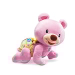 VTech - Ourson, 1,2,3 suis-Moi, Ours Rose en Peluche Qui Marche à 4 Pattes, Motricité Bébé, Jouet Interactif et Musical, Cadeau Bébé Dès 9 Mois - Contenu en Français