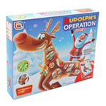 Rudolph Reindeer Operation Board Game Festive Christmas Kids Fun Party Play Set