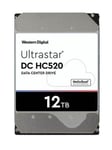 WD Ultrastar HE12 - 12TB - Hårddisk - 1EX1004 - Serial Attached SCSI 3 - 3,5"