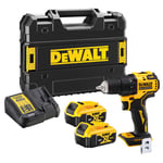 Dewalt Skruvdragare 18V, DCD708P2T, med 2 st batteri & laddare