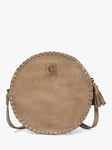 Celtic & Co. Leather Round Cross Body Bag, Camel