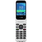 Téléphone portable à clapet pour séniors DORO 6820 - Rouge - Écran 2,8 po - Batterie 950 mAh