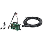 Bosch 06008A7F70 EasyAquatak 110 High Pressure Washer, Green, 37.5 cm*40.0 cm*20.0 cm & Bosch F016800361 6m Extension Hose