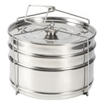Stackable Cooker Pot For Steaming Rice Vegetables Meat Fish Or Soup UK Hot