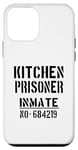 Coque pour iPhone 12 mini Slogan humoristique « Kitchen Prisoner »