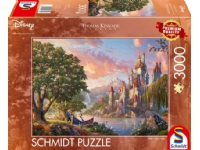 Schmidt Spiele Thomas Kinkade Studios: Disney Dreams Collections - Belle’s Magical World, 3000 styck, Tecknade serier, 12 År