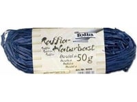 Naturligt Rafia Foliepapper Ultramarin Folia Paper