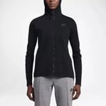 Women's Nike Tech Knit Fleece Pack Jacket Hoodie Black Size Small 835641-010