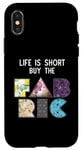 iPhone X/XS Life Is Short Buy The Fabric Sewing Themed Designer Case