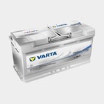 VARTA Start- & förbrukningsbatteri Professional Dual Purpose AGM LA 105, AGM, 12 V, 105 Ah