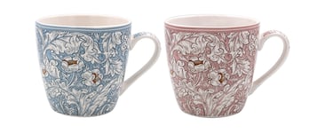 William Morris Bachelor´s Button Duo - 2-pack frukostmuggar i presentkartong