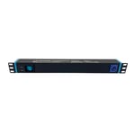 Infitronic - INSV1005USB – Multiprise 19" 1HE 6 Prises avec 2 x USB Charging/Interrupteur avec (Power Twist Output)