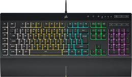 CORSAIR K55 RGB PRO Membrane Wired Gaming Keyboard – IP42 Dust and Spill-Resi