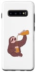 Galaxy S10+ Sloth throwing back the beers to no end Case