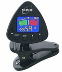 RockJam Clip On Guitar Tuner Clip On Tuner For Guitar Ukulele Bass Violin Chrom