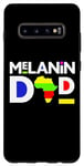 Coque pour Galaxy S10+ Melanin Dad Black Juneteenth Africa Daddy Men Dada