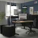 IKEA MITTZON skrivbord sitt/stå 160x60 cm