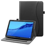 FINTIE Case for Huawei MediaPad T5 10 10.1 inch Tablet - [Corner Protection] Multi-Angle Viewing Stand Cover with Card Pocket for HUAWEI MediaPad T5-10.1" Tablet, Black