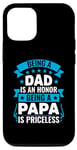 Coque pour iPhone 13 Pro Être un papa est un honneur Être un papa n'a pas de prix