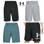 Under Armour Sportstyle Graphic Mens Shorts Gym Training Cotton