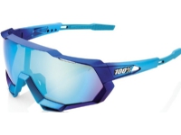 100 % briller 100 % SPEEDTRAP Matte Metallic Into the Fade - Blå Topaz flerlags speillinse (blå flerlags speillinse LT 11 % + transparent linse LT 93 %) (NY 2021)