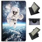 Fancy A Snuggle Astronaut In Outer Space Universal Faux Leather Case Cover/Folio for the Samsung Galaxy Tab 3 7 inch