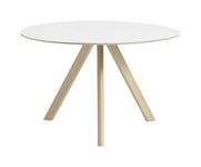 Copenhague Table CPH20 120 cm - Water Based Lacquered/White Laminat