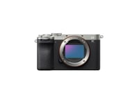 Sony a7C II ILCE-7CM2 - Digitalkamera - spegellöst - 33.0 MP - Fullständig ram - 4 K / 60 fps - endast stomme - Wi-Fi, Bluetooth - silver