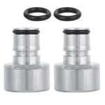 Kit de conversion a deconnexion rapide Adaptateur de coupleur de fut a verrouillage a bille pour systeme de mise en fut de biere a domicile