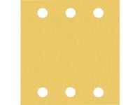 Bosch Tillbehör 2608901657 #####Slippapper För Svängande Slipmaskiner Kornstorlek 120 (L X B) 107 Mm X 115 Mm 50 St
