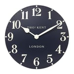 Thomas Kent Classic Arabic Large Wall Clock Ink Blue 20"