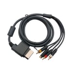 OSTENT AV Audio Video A/V + S-Video Cable Cord Compatible for Microsoft Xbox 360 Console