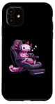 iPhone 11 Axolotl Popcorn Animal Gaming Controller Headset Gamer Case