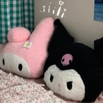 40*45cm Kawaii Sanrio Plyschkudde Kuromi My Melody Kirby Animedocka Mjuk Plysch Barn Födelsedagspresent] 45C-Perfet 45C-WELLNGS Pink-My Melody-1 45CM