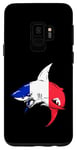 Coque pour Galaxy S9 Drapeau France Requin Fierté Drapeau Français Racines France Souvenir