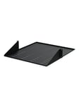 StarTech.com 2 Post Server Rack Shelf - Vented - Center Mount - Black - Supports up to 75 lb. - 2 post Network Rack Shelf rack shelf - 2U