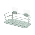 Compactor - Etagère adhésive sans perçage repositionnable pour salle de bain et cuisine, 30 x 15.8 x H.16 cm, Coloris vert