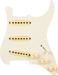 Pre-Wired Strat Pickguard Eric Johnson Parchment 8 Hole PG