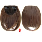 Hair Extension Clip In Front Bang Fringe Neat 8