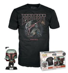 Funko Pop! & Tee: Star Wars - Boba Fett - Large - (L) - T-Shirt - Clothes With C