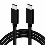 For Samsung Note 10 S20 Ultra Super Fast Charger Cable Lead Usb Type C To C
