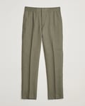 Tiger of Sweden Tannen Linen Drawstring Trousers Thyme Green